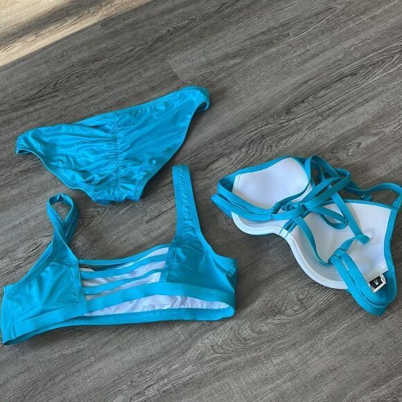 Lord & Taylor Design Lab Three Piece Swim Suit NEW - Picture 4 of 4